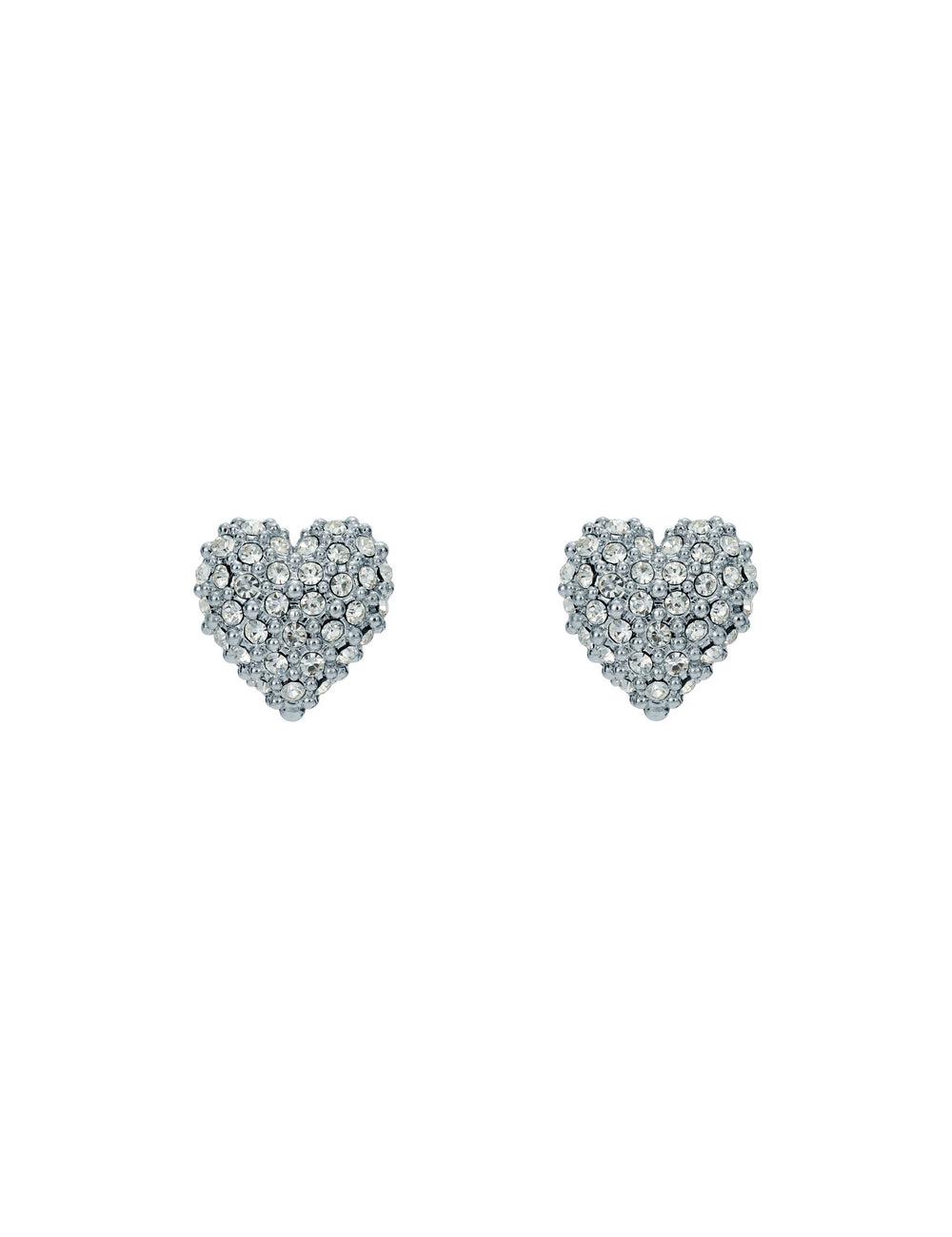 Ted Baker ADORAA - Crystal Heart Stud Oorbellen Dames Zilver | VHAP-47653