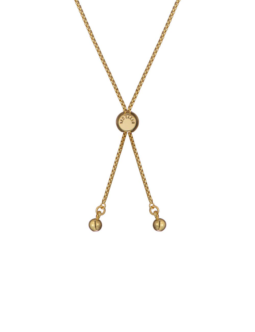 Ted Baker ADORIA - Mini Crystal Heart Adjustable Armbanden Dames Goud | UDTM-16952