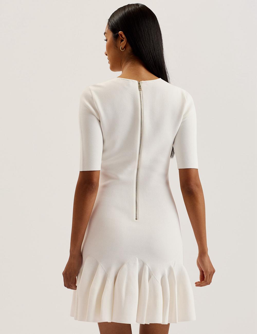 Ted Baker ALZANN Mini-jurk Dames Ivory | IMDV-92438