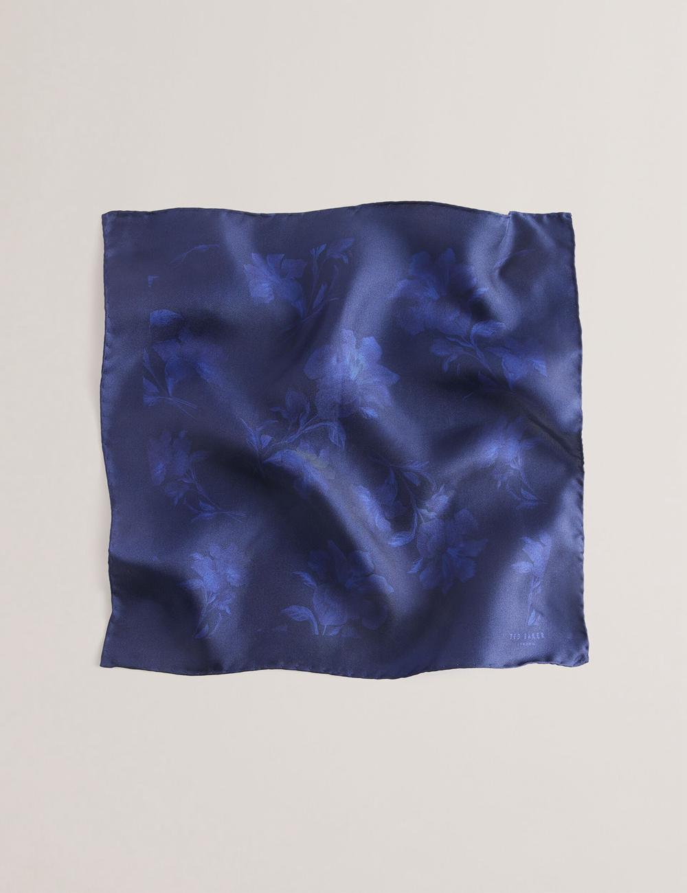 Ted Baker AUSTINS - Two Tone Floral Silk Pocket Pochetten Heren Donkerblauw | CPIB-95280