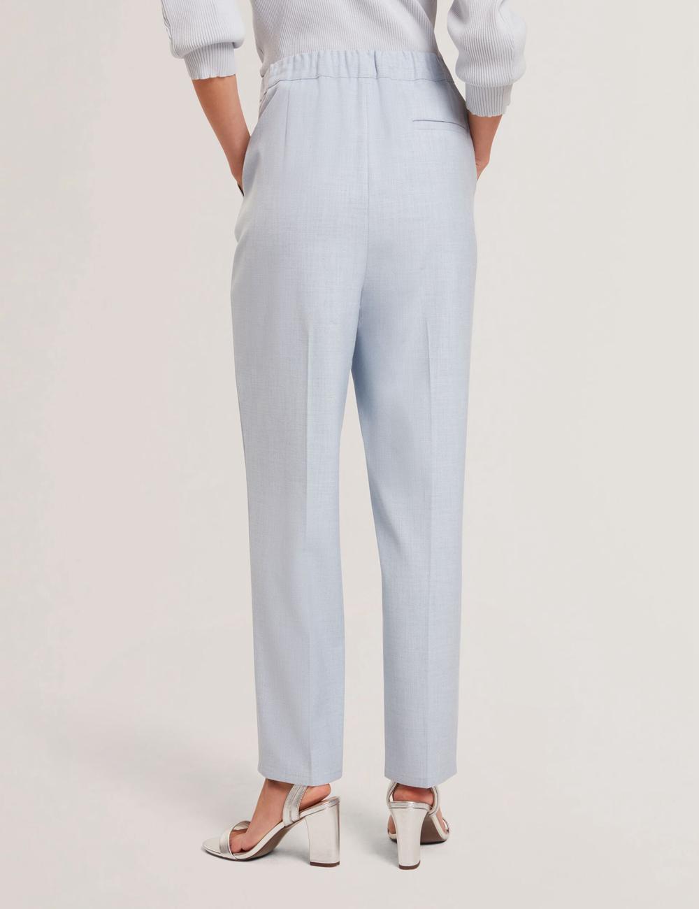 Ted Baker BALLIA - Elasticated Waist Tailored Tapered Broek Dames Blauw | YROW-76942