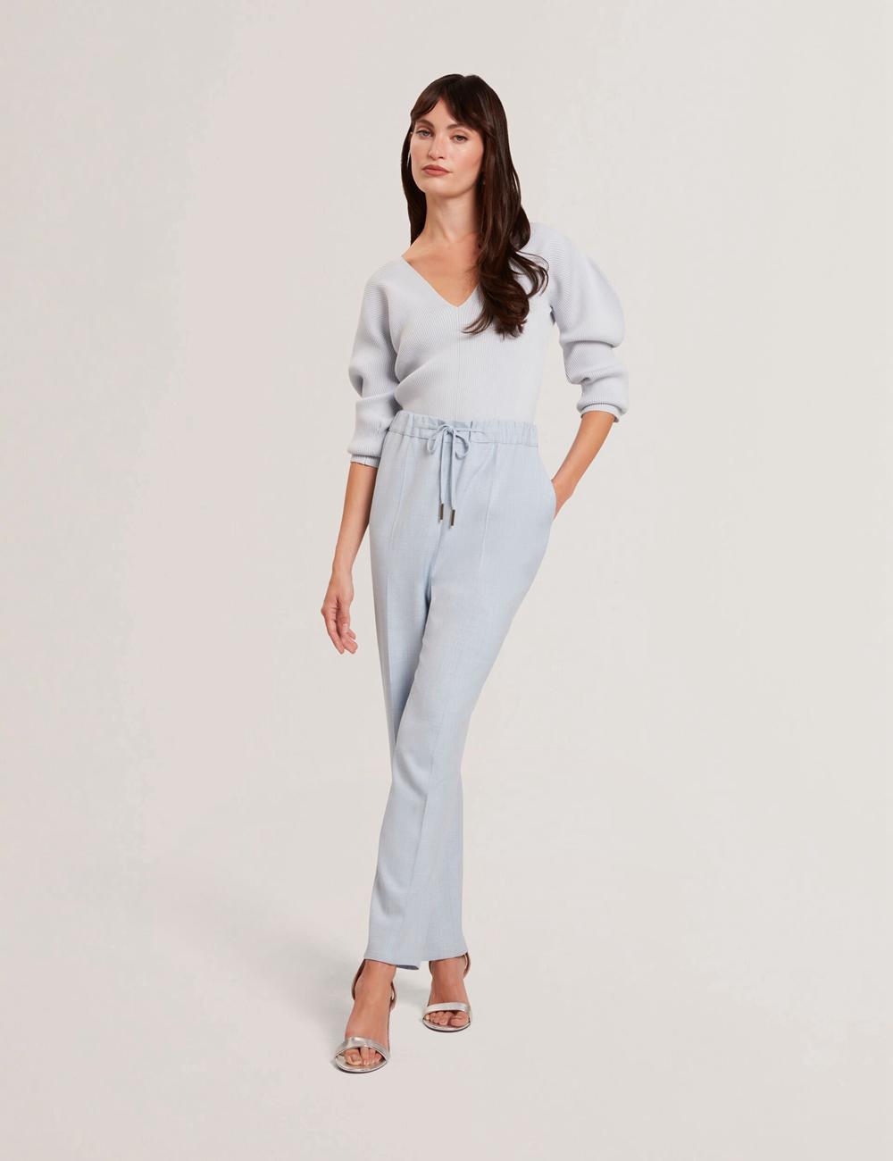 Ted Baker BALLIA - Elasticated Waist Tailored Tapered Broek Dames Blauw | YROW-76942