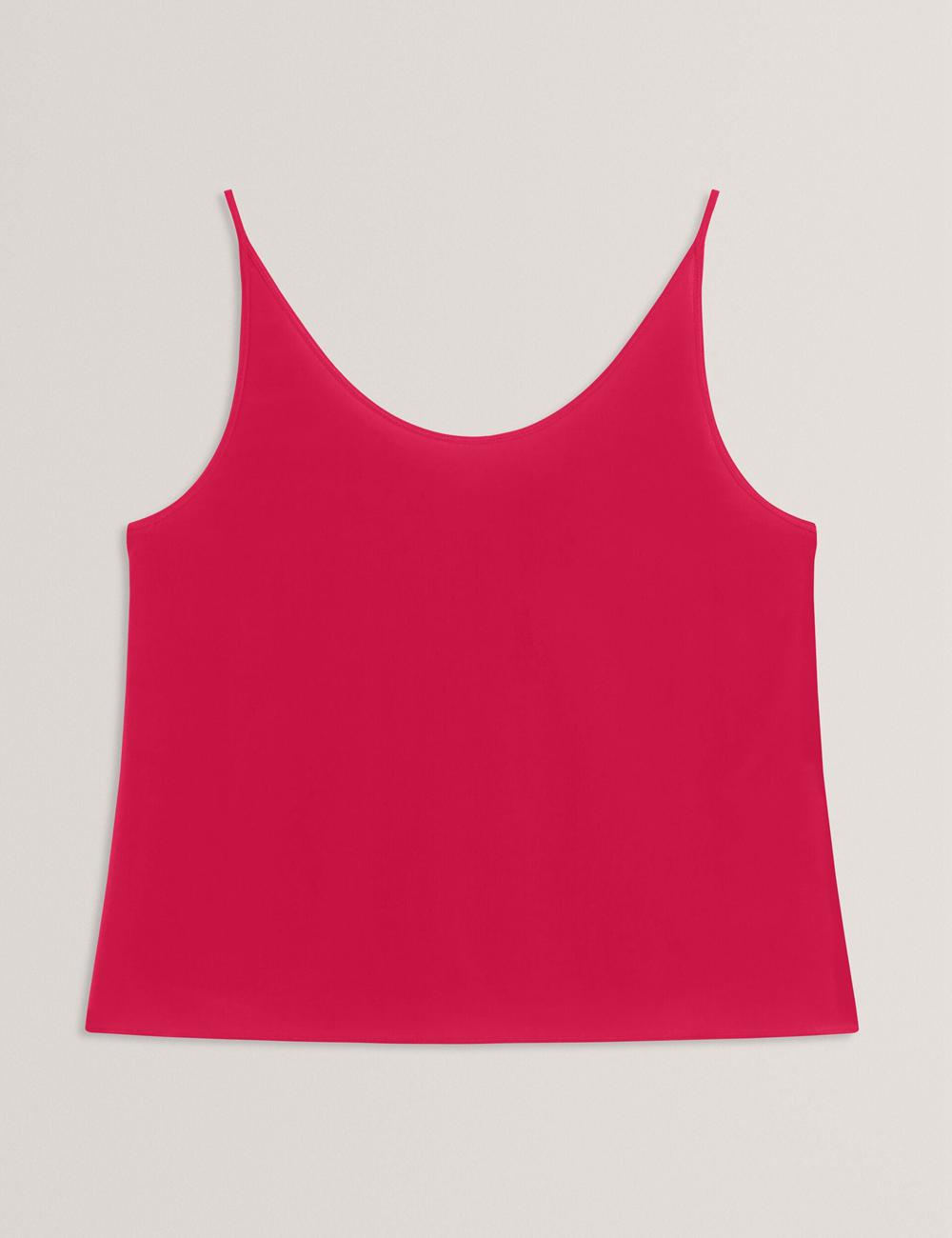 Ted Baker CADASA - Pure Silk Scoop Neck Cami Topjes Dames Fuchsie | UCRQ-48206