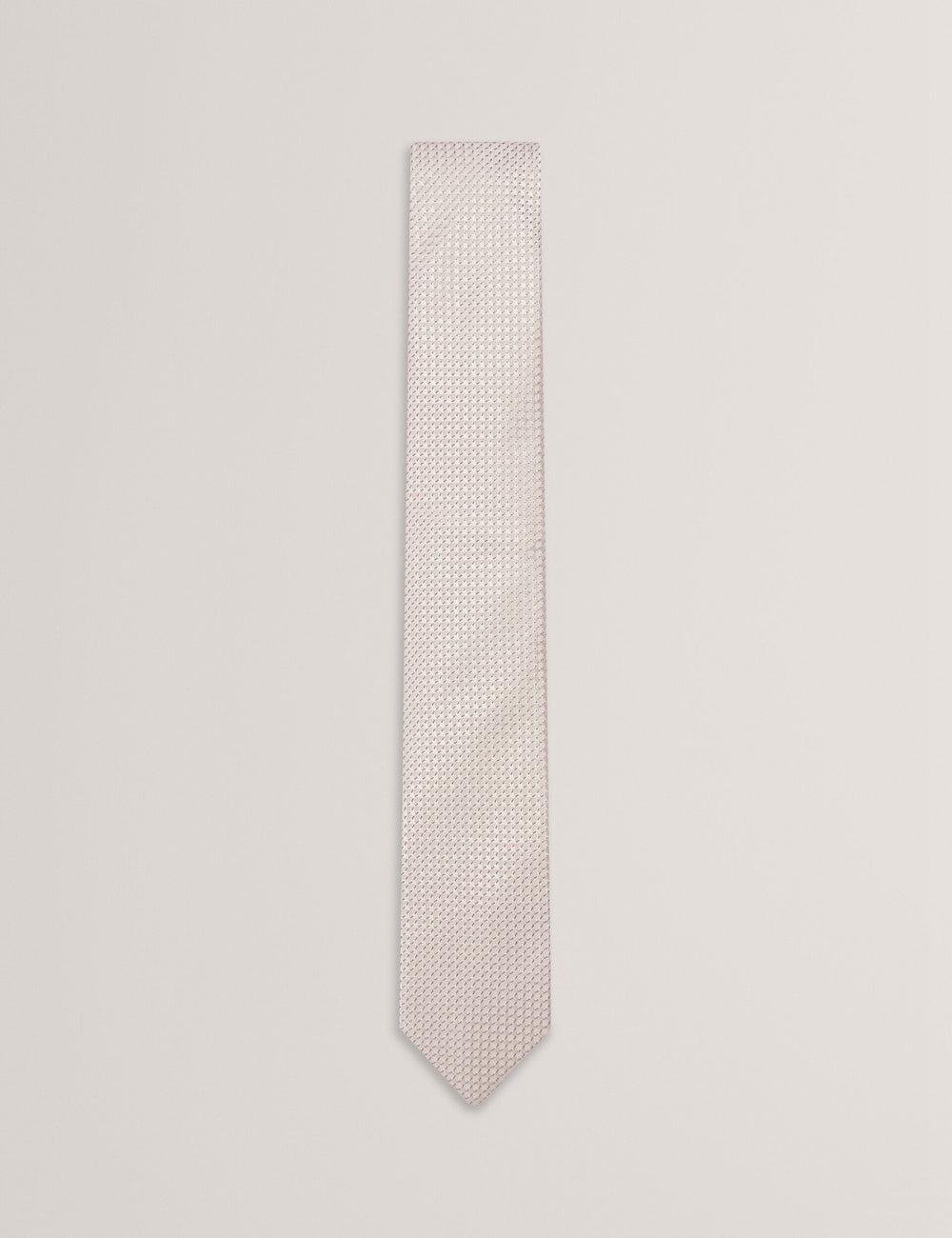 Ted Baker CANEDON - Textured Tonal Weave Silk Stropdassen Heren Stone | YBLS-95802