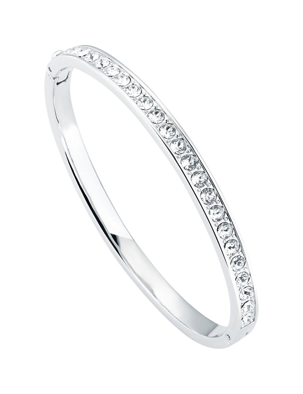 Ted Baker CLEMARA - Crystal Hinge Bangle Armbanden Dames Zilver | IWRC-38901