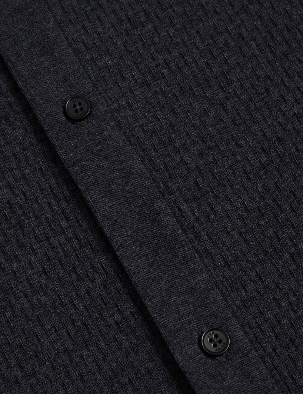 Ted Baker CONNYR - Short Sleeve Button Through Poloshirt Heren Donkerblauw | OTWH-20961