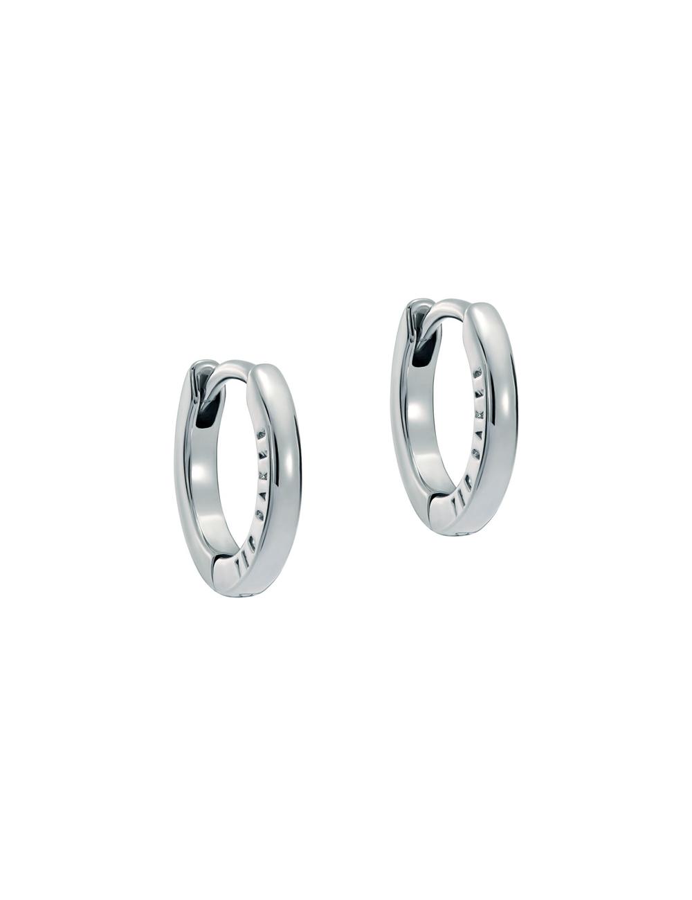 Ted Baker CRISLIE - Engraved Logo Small Hoop Oorbellen Dames Zilver | HPGW-65892