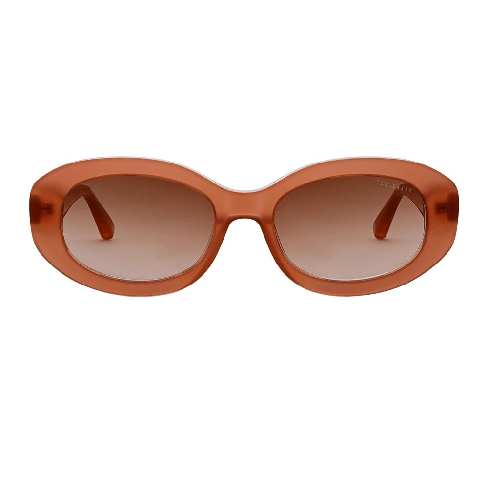 Ted Baker DAISIE - Chunky Oval Bow Detail Zonnebril Dames Roze Roze | RADE-15938