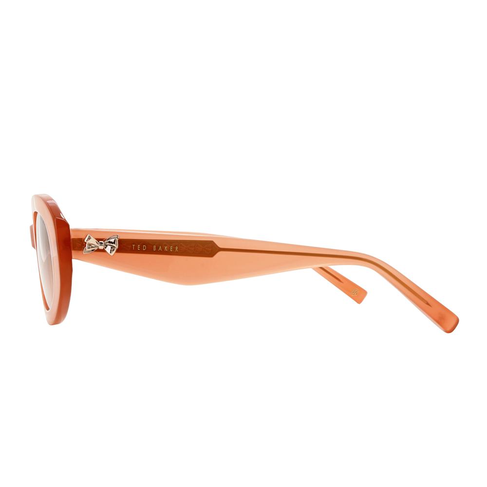 Ted Baker DAISIE - Chunky Oval Bow Detail Zonnebril Dames Roze Roze | RADE-15938