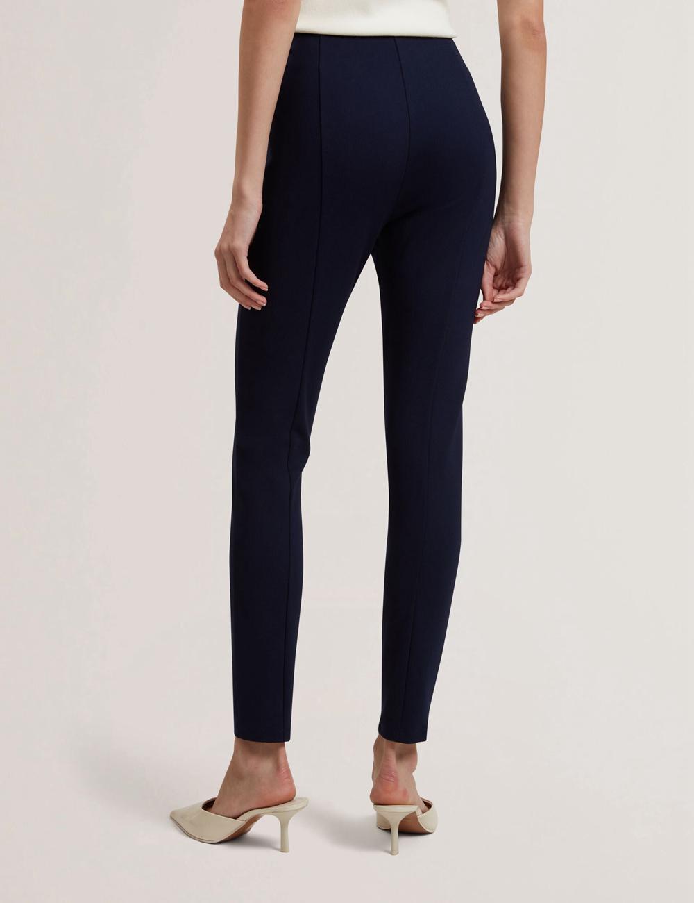 Ted Baker FELINDA - Fly Front Stretchy Broek Dames Donkerblauw | FLWS-67258