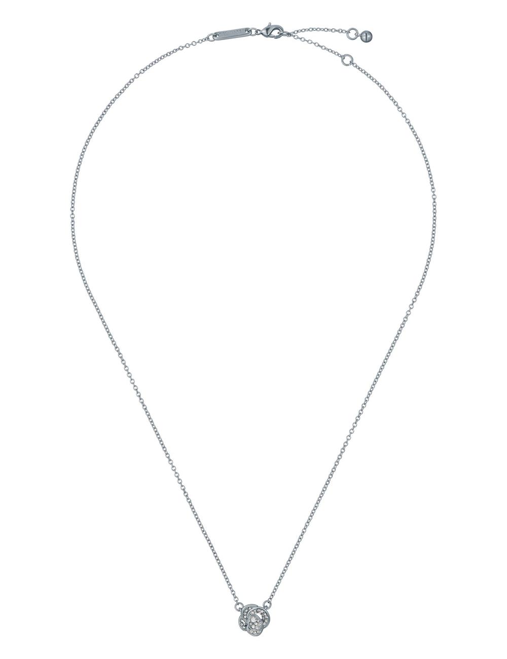 Ted Baker FLORITA - Crystal Flower Pendant Kettingen Dames Zilver | CBWA-48153