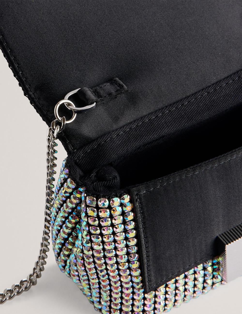 Ted Baker GLITERS - Crystal Embellished Mini Crossbodytassen Dames Zilver | DFHA-68074