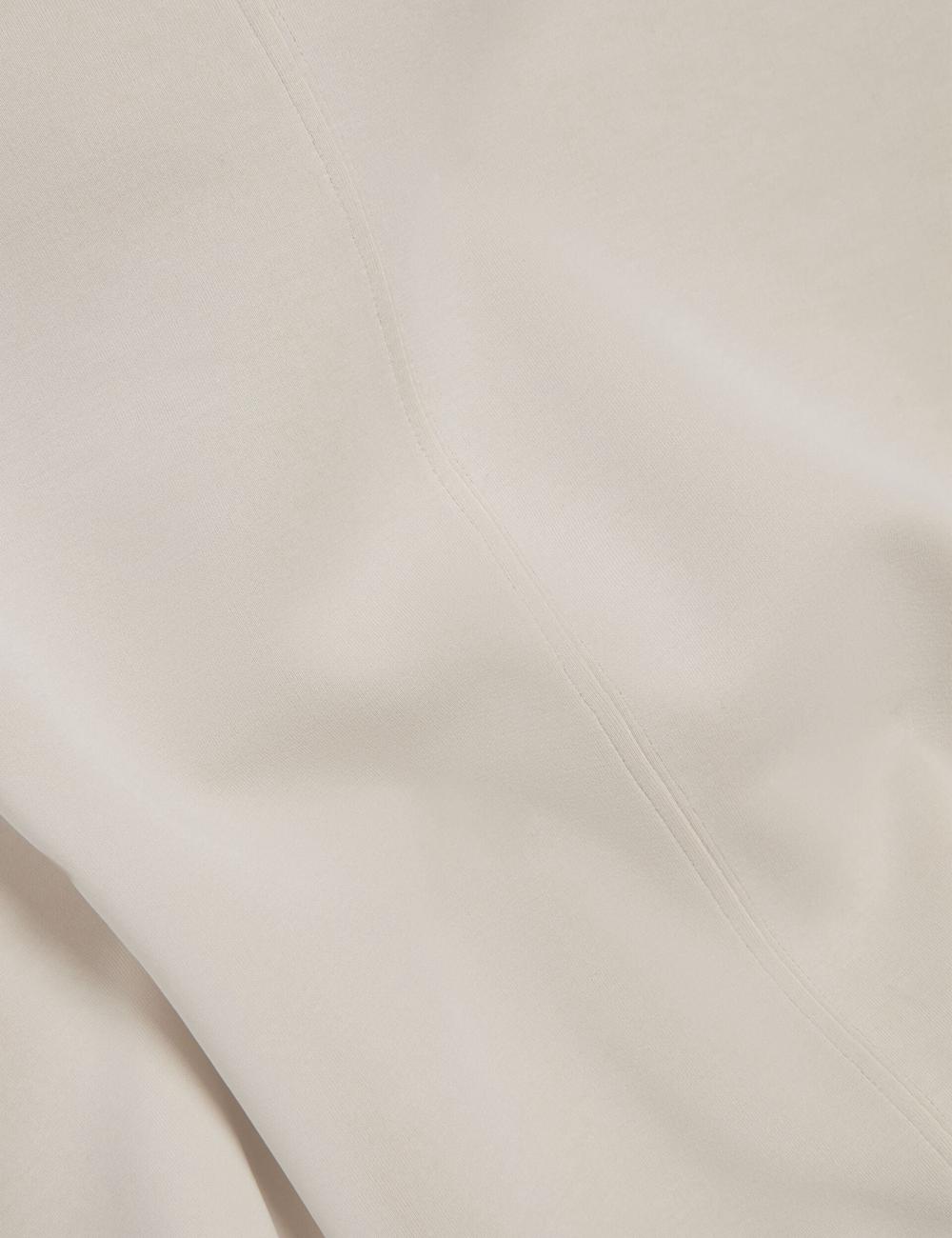 Ted Baker HALIYY - Funnel Neck Boxy Short Sleeve Sweatshirts Dames Ivory | BGJA-06375