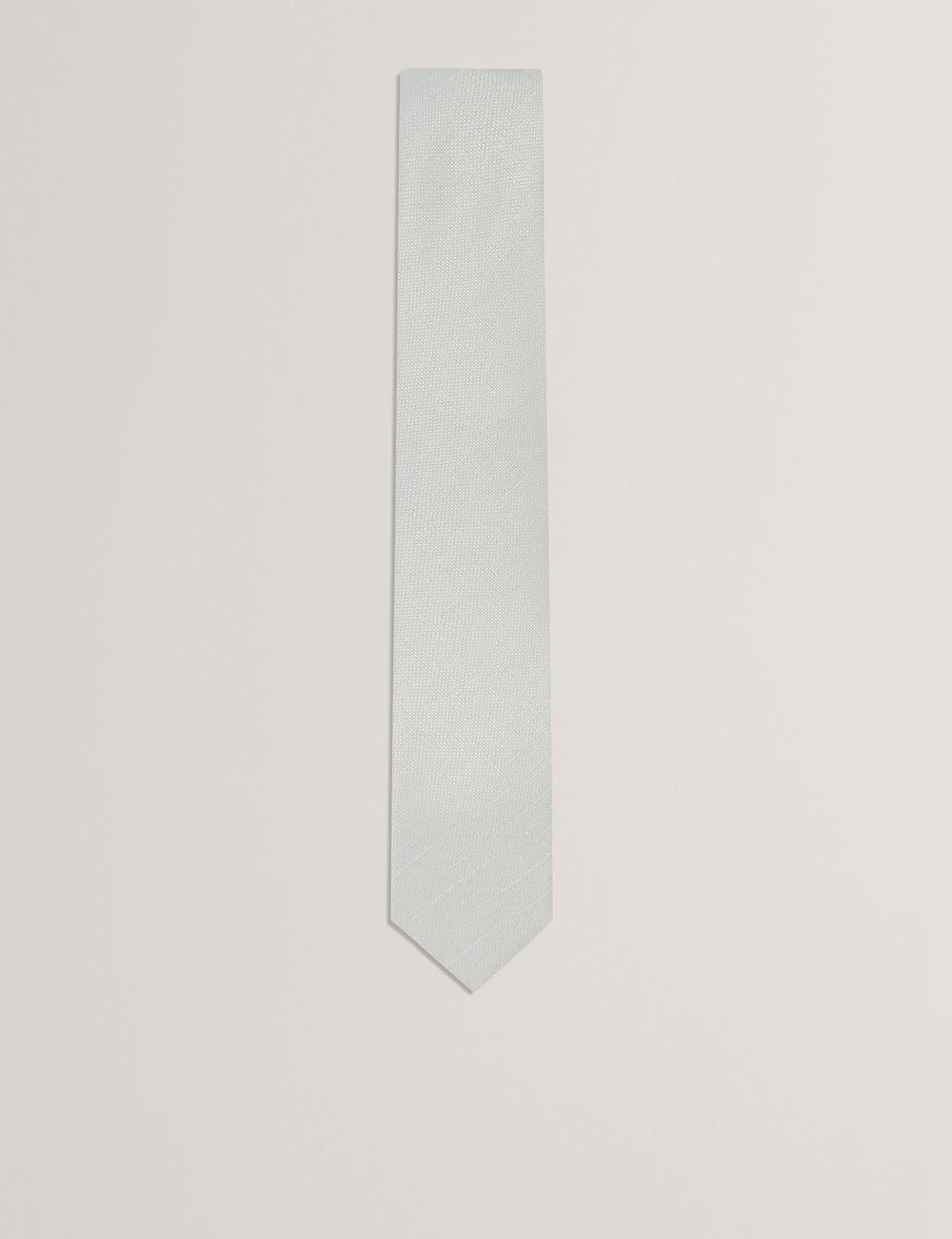 Ted Baker HAWKWEL - Linen Blend Woven Texture Stropdassen Heren Groen | VTCP-50938