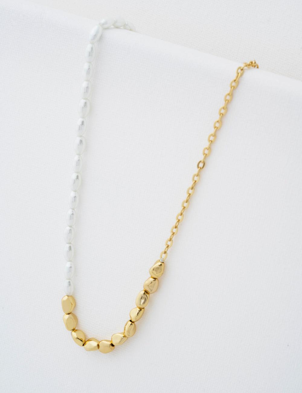 Ted Baker ILENIE - Island Pearl Beaded Kettingen Dames Goud | UZLH-60452