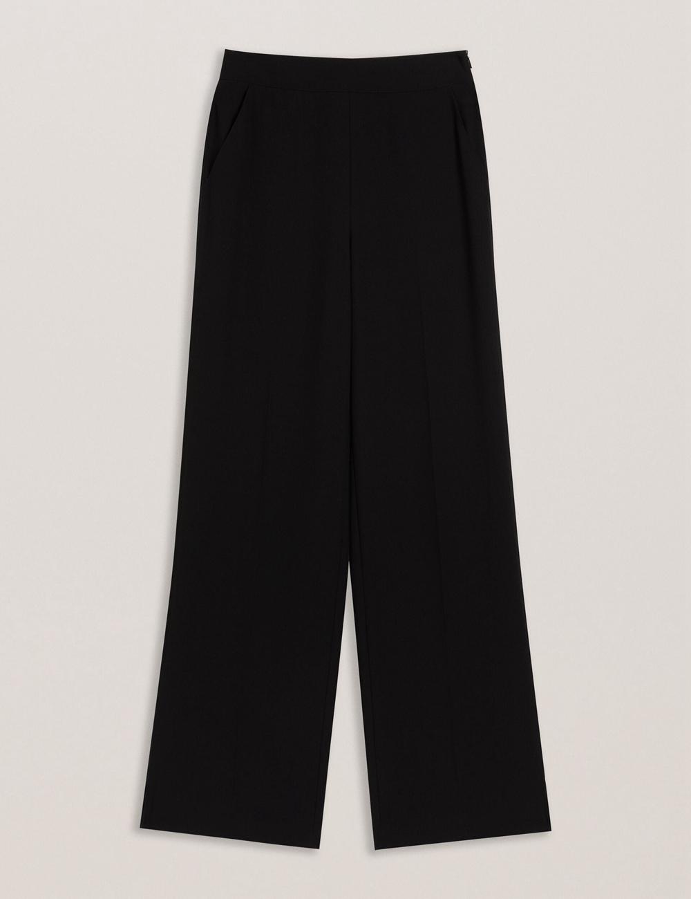 Ted Baker INUT - Tailored High Waist Wide Leg Broek Dames Zwart | GBVZ-52430