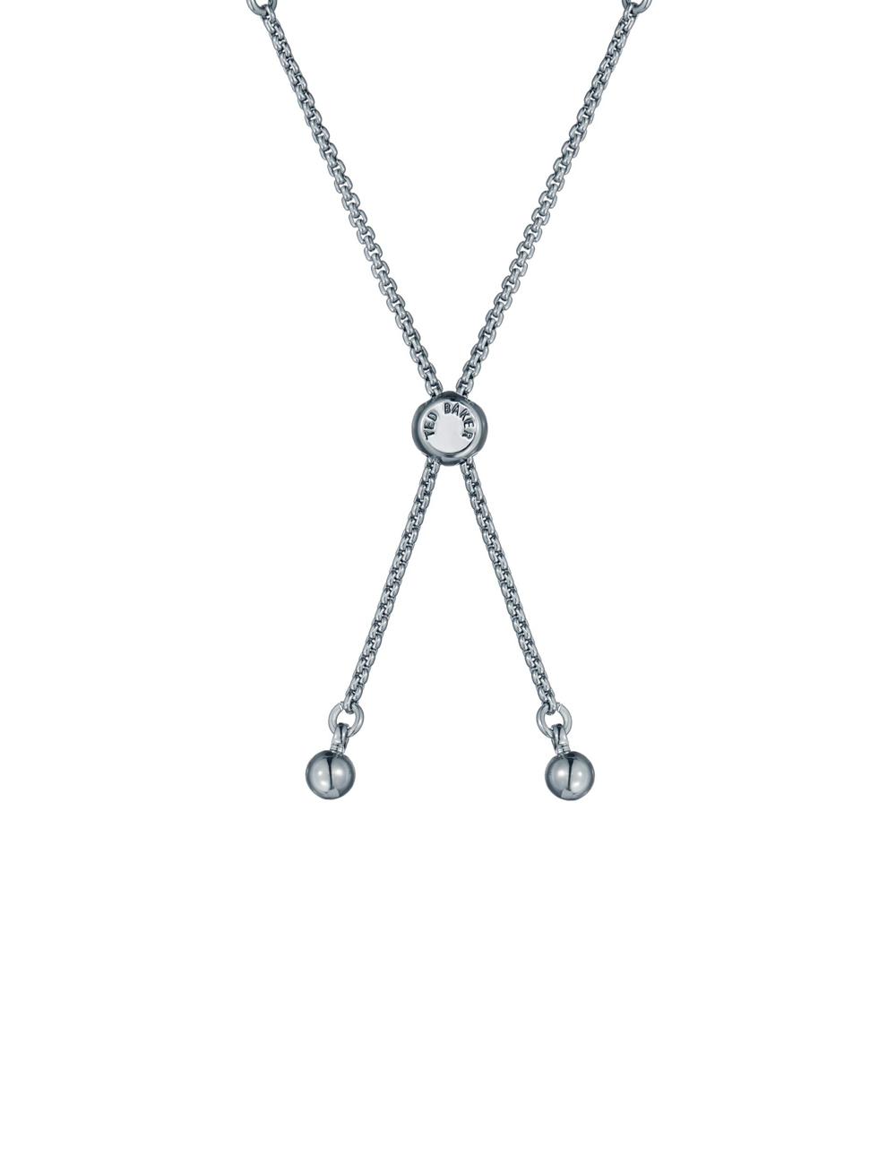 Ted Baker ISABELA - Baguette Crystal Adjustable Armbanden Dames Zilver | VTWX-96418