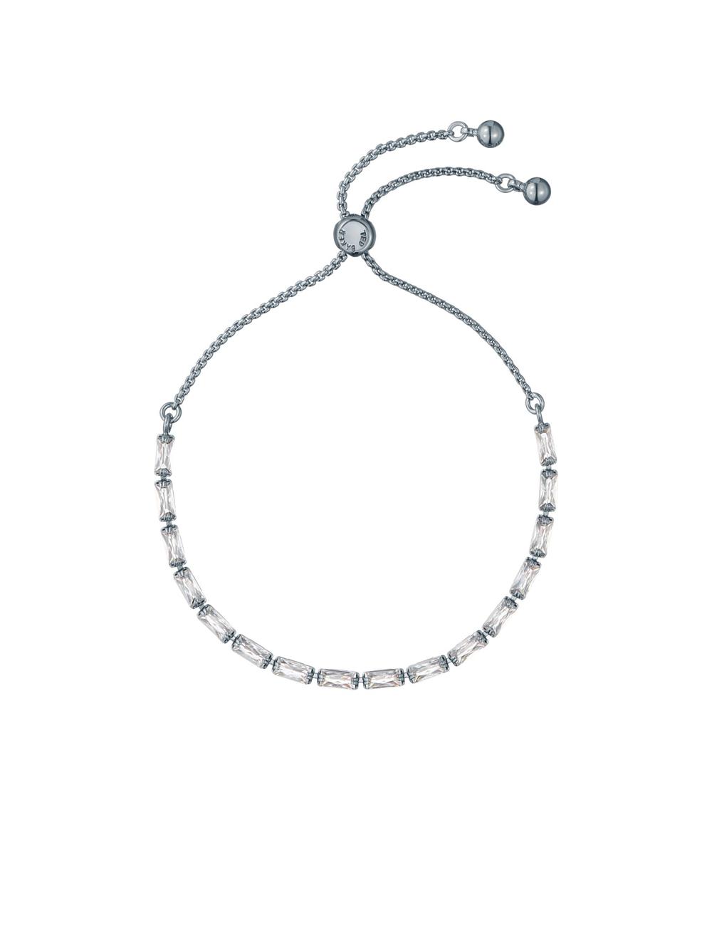 Ted Baker ISELA - Baguette Crystal Slider Tennis Armbanden Dames Zilver | IUGV-80926