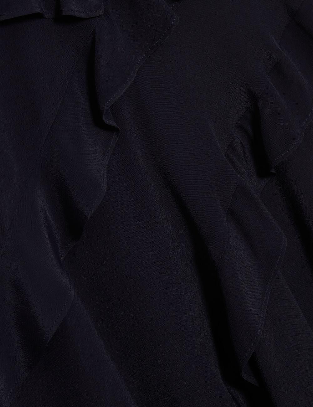 Ted Baker JOJII - Frill Trim Angel Sleeve Mini-jurk Dames Donkerblauw | UWCI-05983