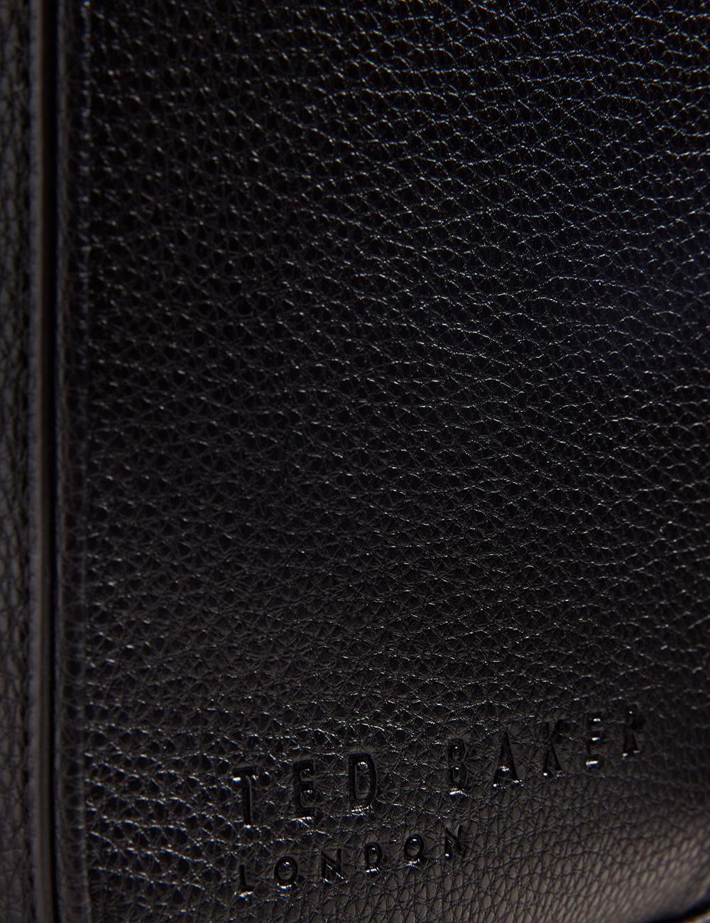 Ted Baker KADEN - Branded Webbing PU Leather Document Schoudertassen Heren Zwart | EQHX-23169