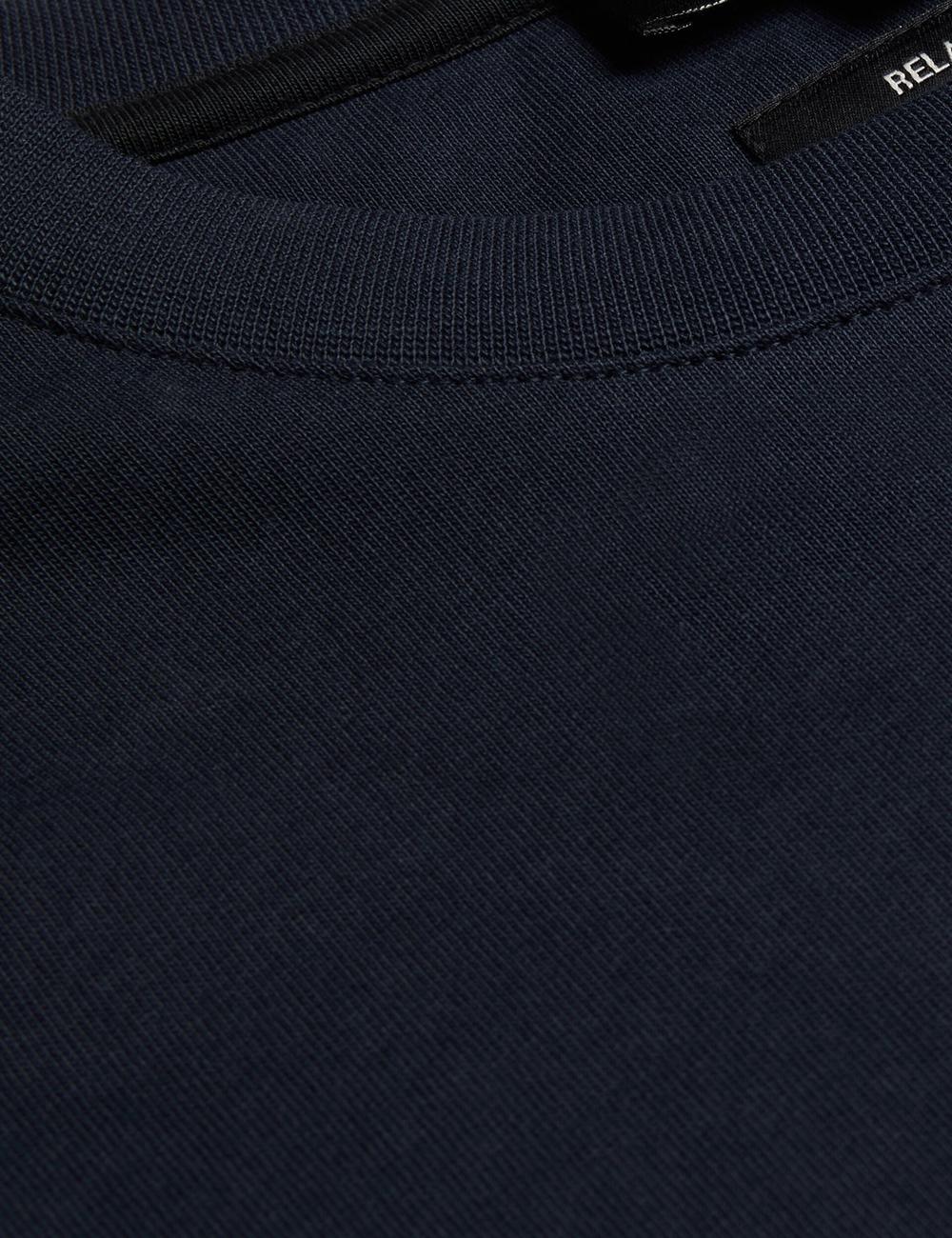 Ted Baker KORNKA - Short Sleeve Relaxed Fit Cotton T-shirts Heren Donkerblauw | WKHP-95083