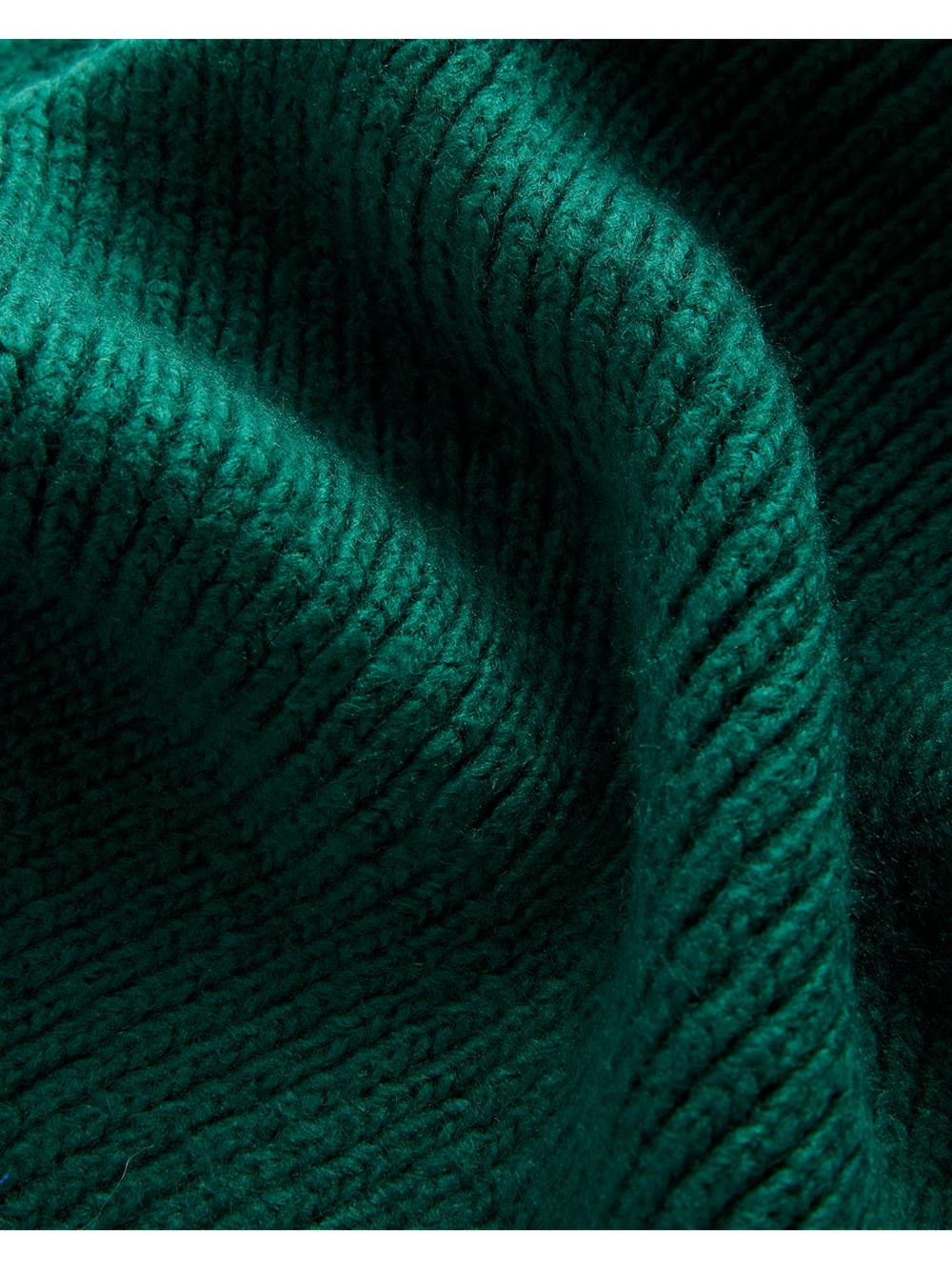 Ted Baker LIDIIES - Ribbed Wool Blend Knitted Sjaals Dames Groen | JXNP-71254