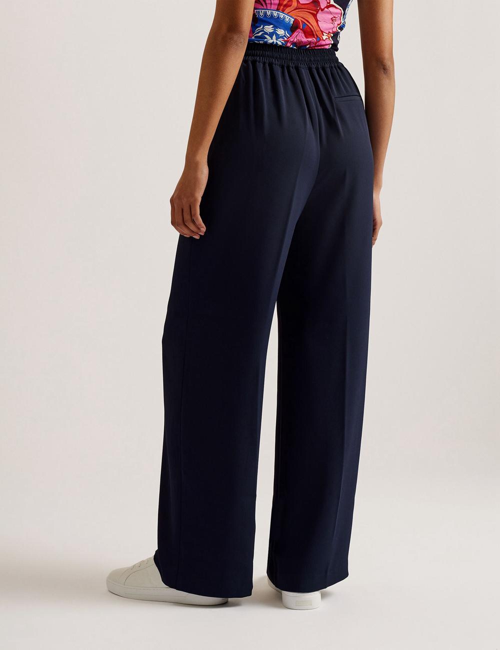 Ted Baker LILIAAH - Wide Leg Tailored Broek Dames Donkerblauw | EFTW-13068