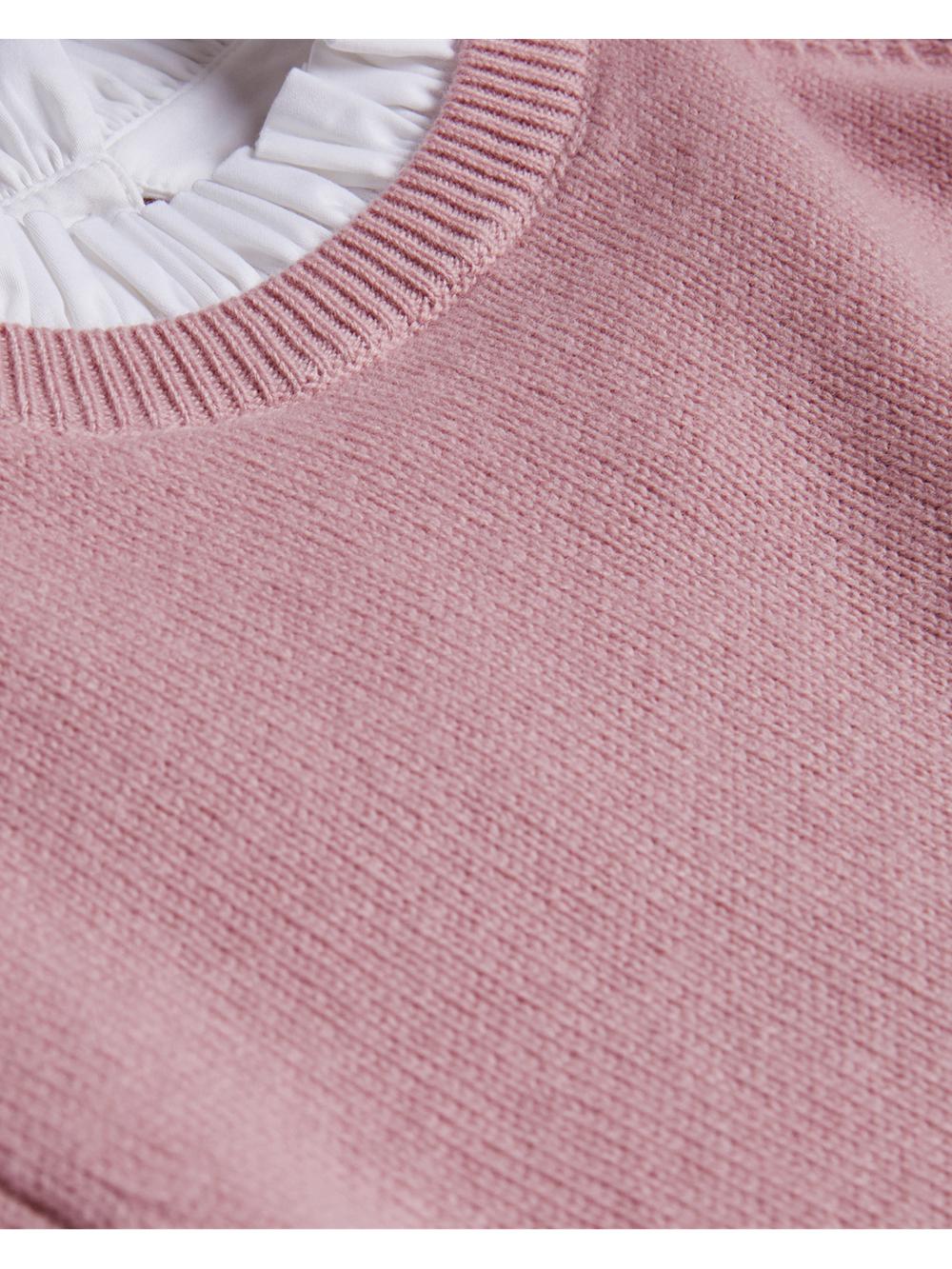 Ted Baker LISSIAH - Bobble Detail Shirt Hem Knitted Jumpers Dames Roze | OUCB-70845