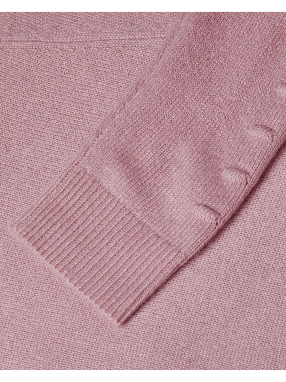 Ted Baker LISSIAH - Bobble Detail Shirt Hem Knitted Jumpers Dames Roze | OUCB-70845