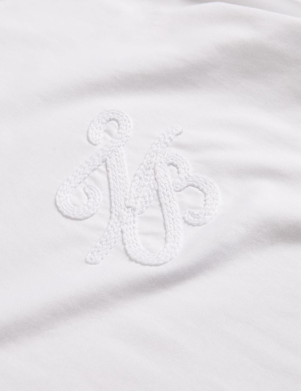 Ted Baker MALORRY - Embroidered Logo Boxy Cotton T-shirts Dames Wit | IOZP-34608