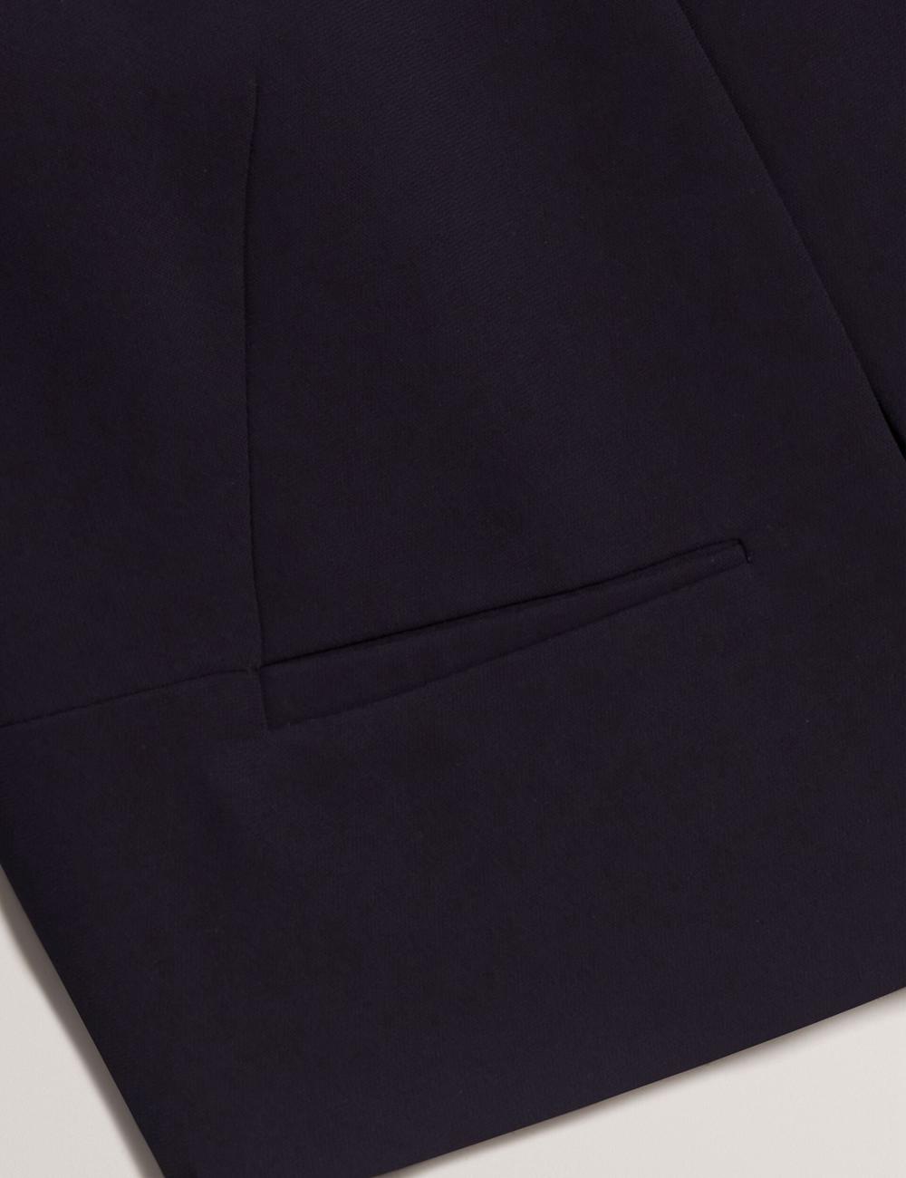 Ted Baker MANABJL - Tailored Round Neck Cropped Open Jassen Dames Donkerblauw | FOEX-78639