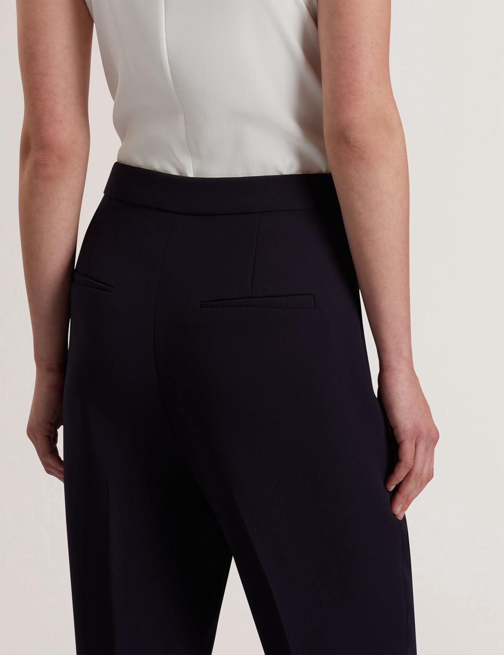 Ted Baker MANABTL - High Waist Tapered Leg Tailored Broek Dames Donkerblauw | QTPI-34928