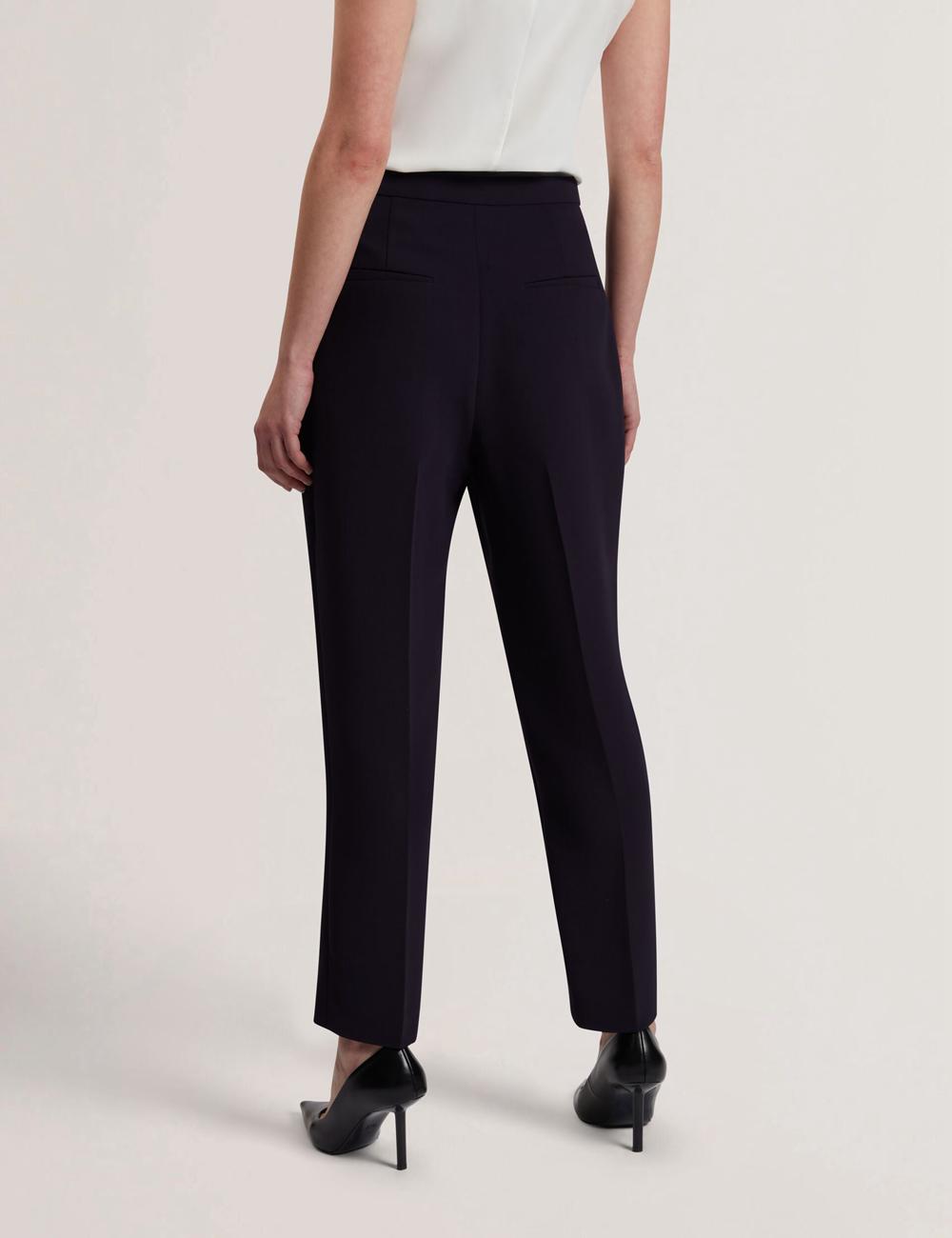 Ted Baker MANABTL - High Waist Tapered Leg Tailored Broek Dames Donkerblauw | QTPI-34928