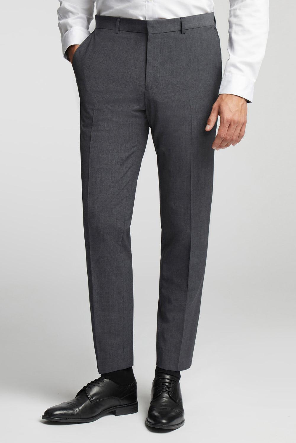 Ted Baker PANAMA - Wool Blend Slim Fit Suit Broek Heren Charcoal | EFZT-80953