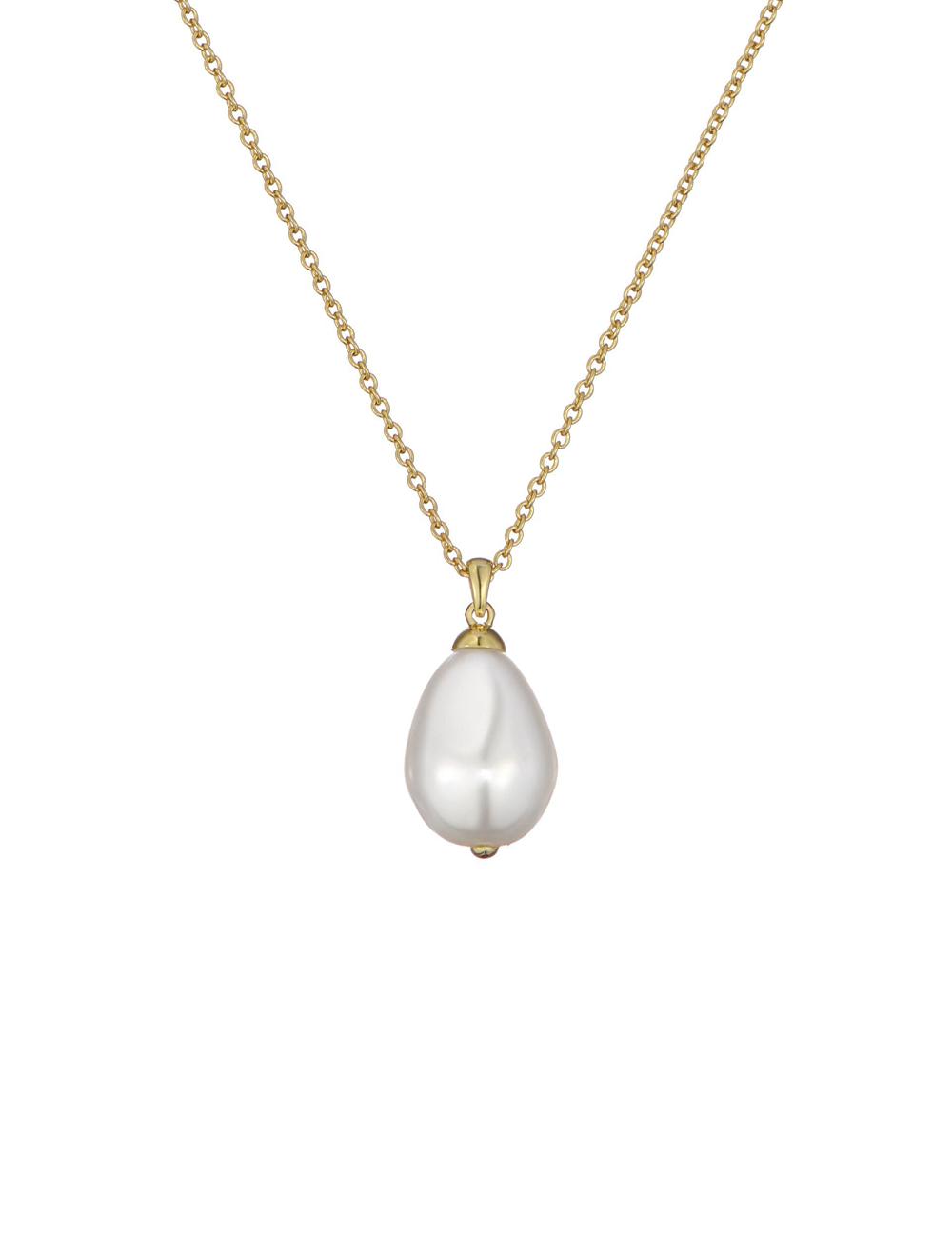 Ted Baker PARMLIA - Pearl Drop Pendant Kettingen Dames Goud | EJXC-23974