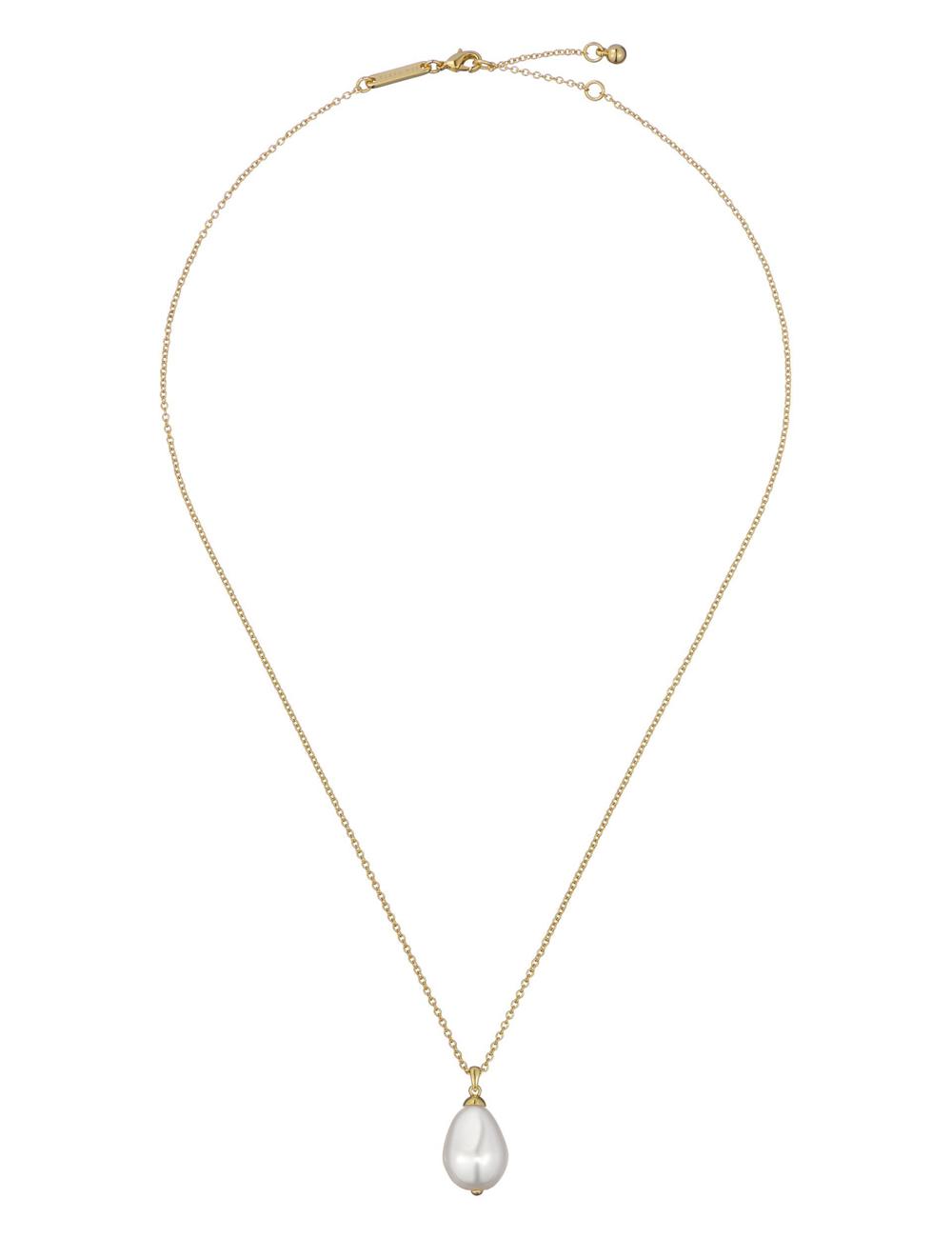 Ted Baker PARMLIA - Pearl Drop Pendant Kettingen Dames Goud | EJXC-23974