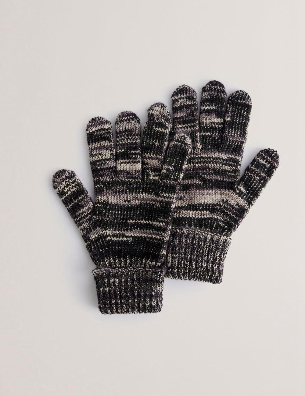 Ted Baker PERCIYS - Marl Knit Ribbed Cuff Handschoenen Heren Grijs | IUPF-85973