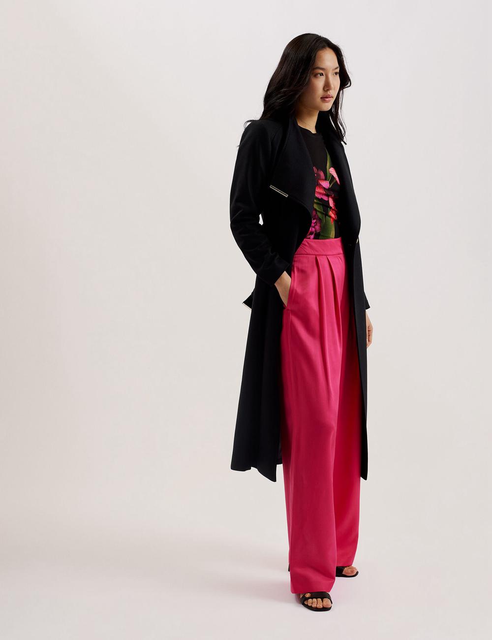 Ted Baker ROSELL Wool Jassen Dames Zwart | NISO-62718