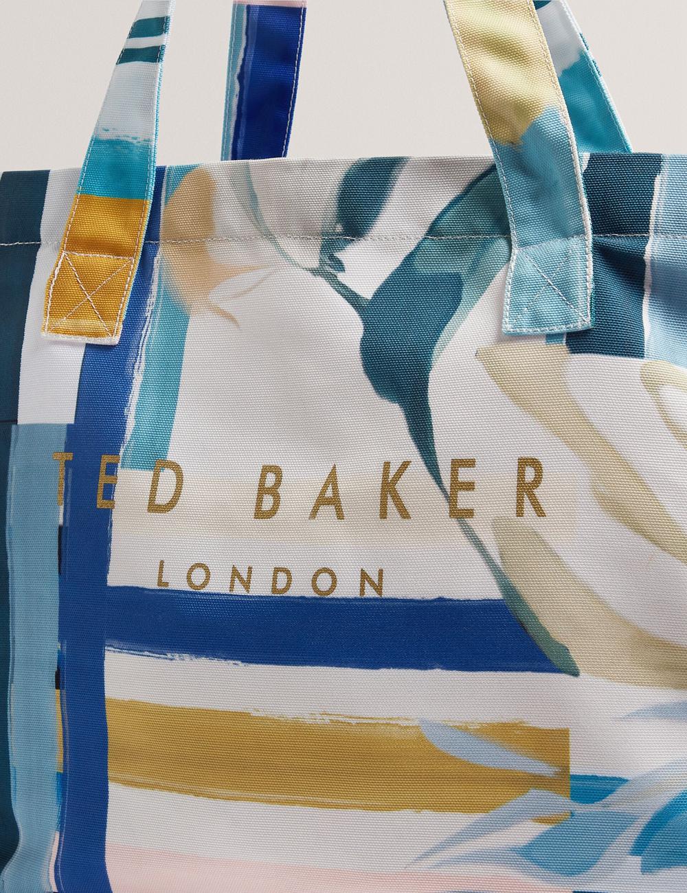 Ted Baker SHELYSS - Printed Beach & Flip Flops Set Tote Tassen Dames Groen | EFHX-09658