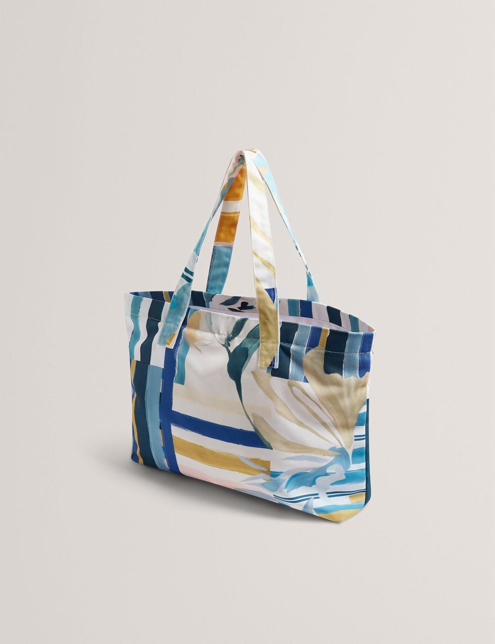 Ted Baker SHELYSS - Printed Beach & Flip Flops Set Tote Tassen Dames Groen | EFHX-09658