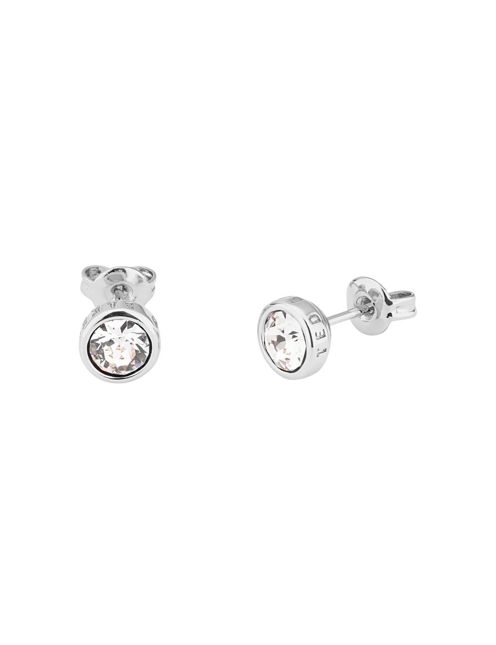 Ted Baker SINAA - Solitaire Crystal Stud Oorbellen Dames Zilver | AXRF-85072