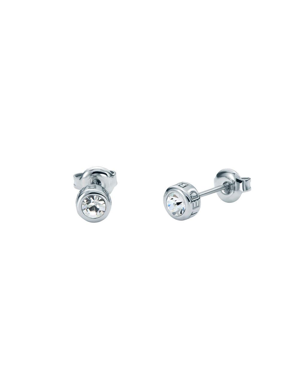 Ted Baker SINEE - Mini Crystal Stud Oorbellen Dames Zilver | BKYV-04572