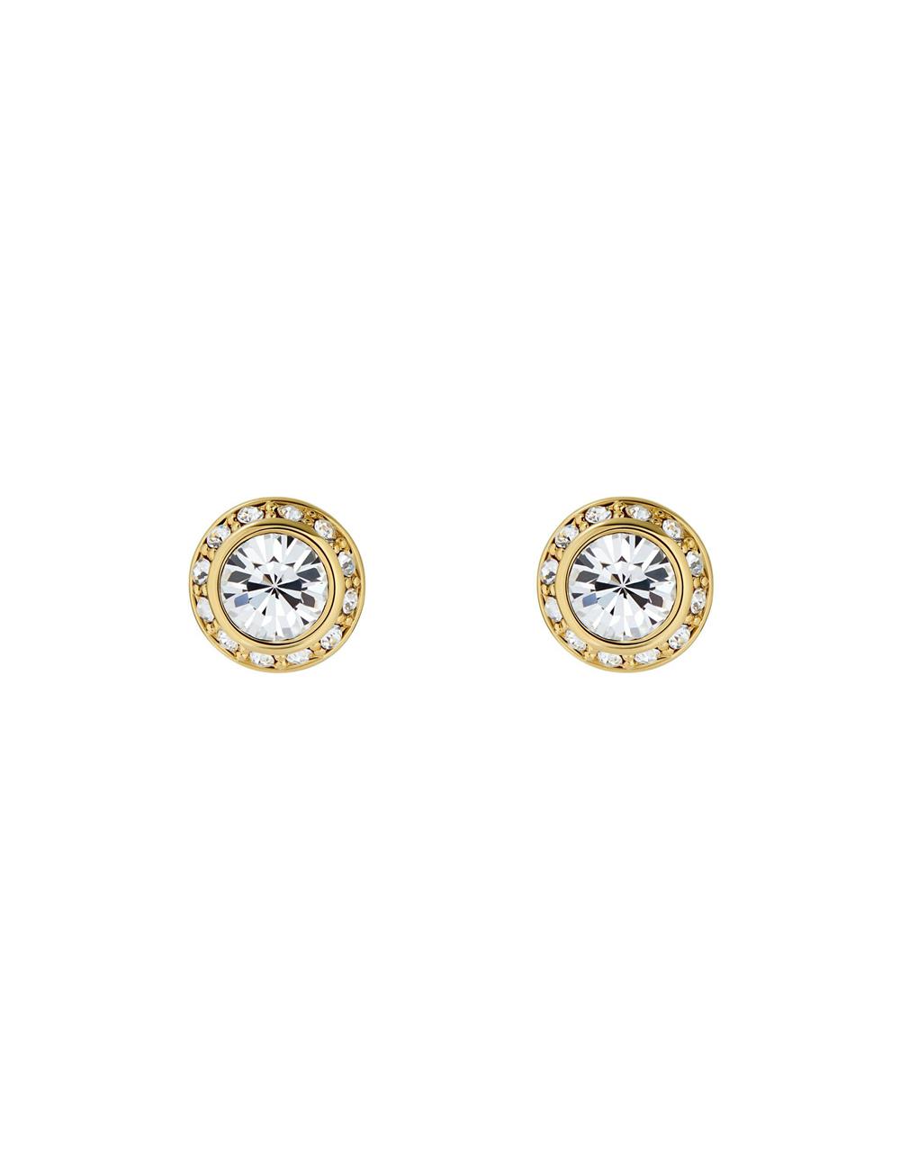 Ted Baker SOLETIA - Solitaire Sparkle Crystal Stud Oorbellen Dames Goud | SBKL-13956