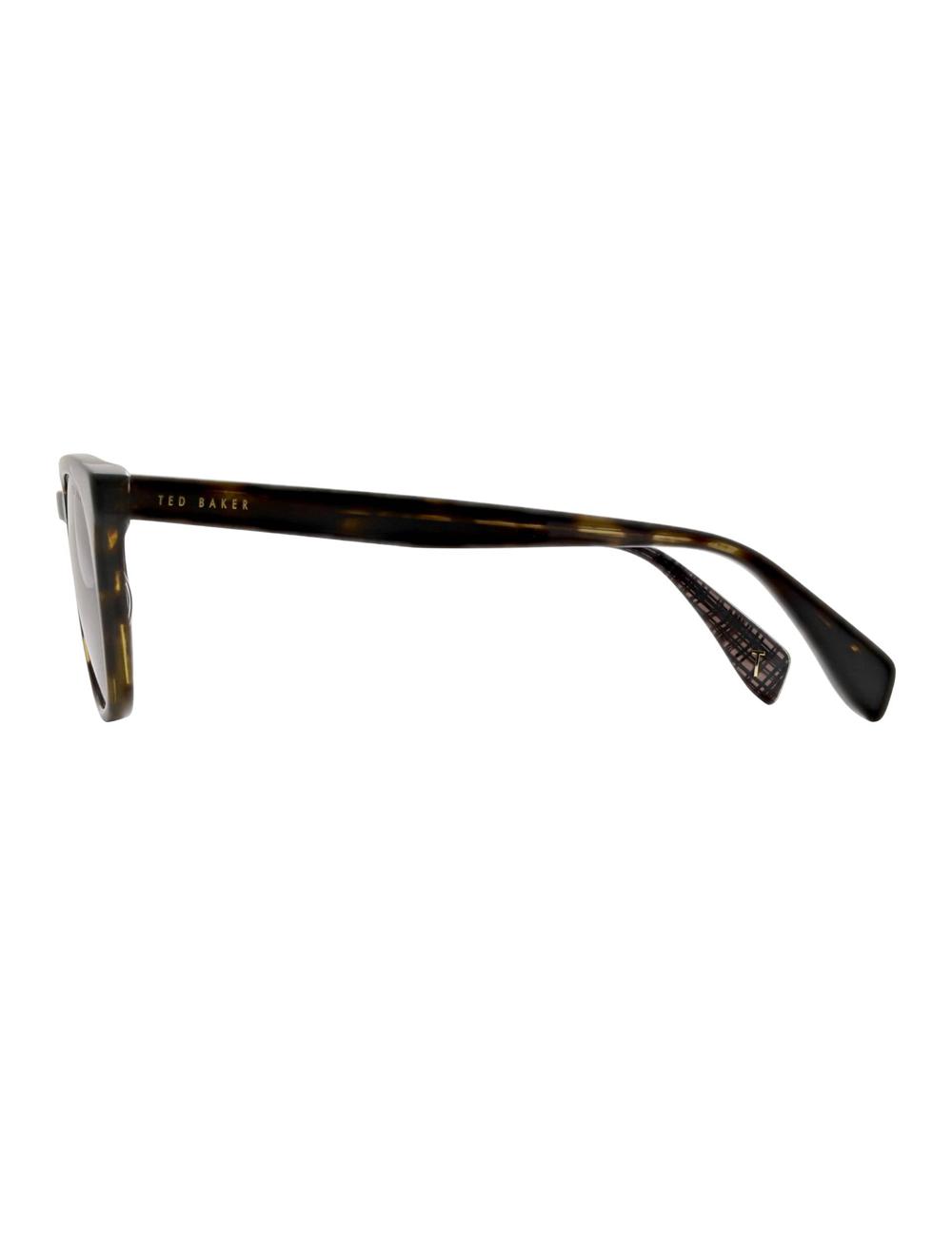 Ted Baker SORLEY - Classic Rounded Eye Zonnebril Heren Tort | XGRZ-56927