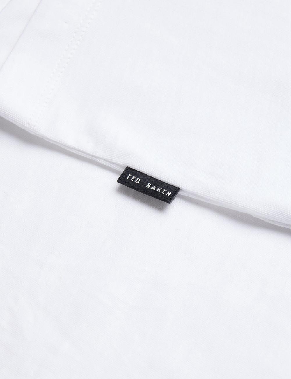 Ted Baker TYWINN - Classic Crew Neck Cotton T-shirts Heren Wit | OKCS-83247
