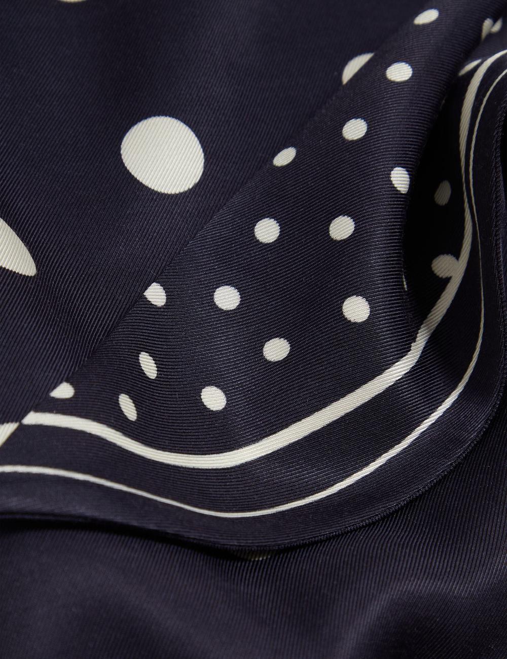 Ted Baker VEIRAA - Polka Dot Front Sleeveless Crop Topjes Dames Donkerblauw | WNLG-47895